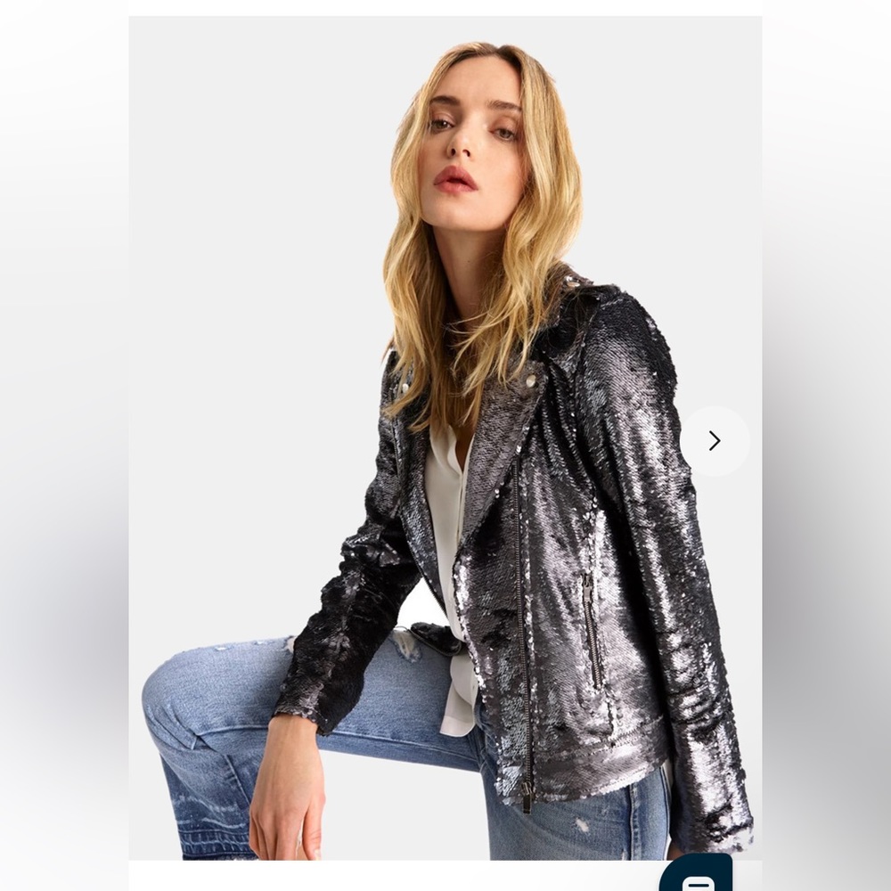 AS by DF Cult Sequin Moto Jacket